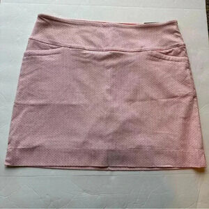 S.C. & CO. Activewear Skort Peach/Red/White Side Splits Pockets Women’s XL New